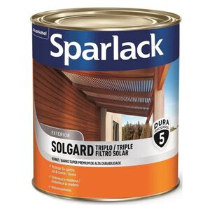 Verniz Solgard Acetinado Triplo Filtro Solar Natural 900ml Sparlack